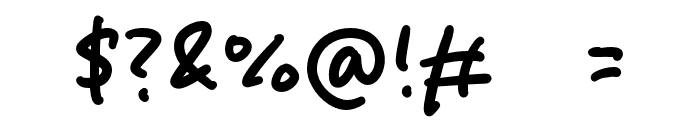 Honey Monly Font OTHER CHARS
