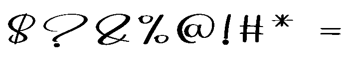 Honey Sweety1 Font OTHER CHARS