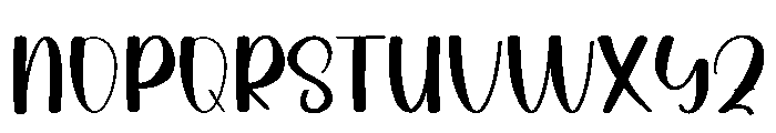 Honey Sweety1 Font UPPERCASE