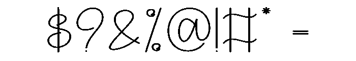 Honey2 Font OTHER CHARS