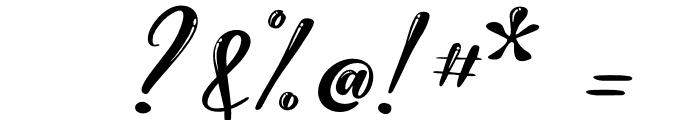 HoneyMoon Font OTHER CHARS