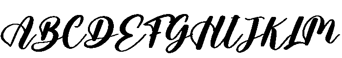 Honeymoon2 Font UPPERCASE