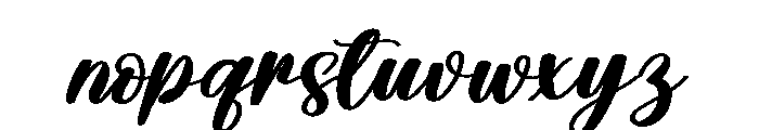 Honeymoon2 Font LOWERCASE