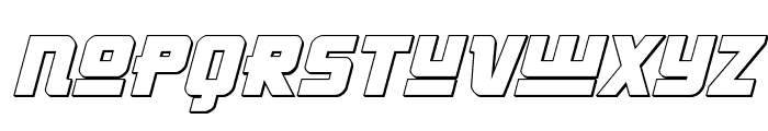 Hong Kong Hustle 3D Italic Italic Font LOWERCASE