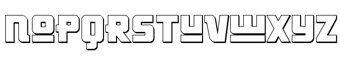 Hong Kong Hustle 3D Regular Font LOWERCASE