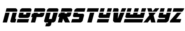 Hong Kong Hustle Laser Italic Font LOWERCASE