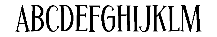 Honkyman Font UPPERCASE