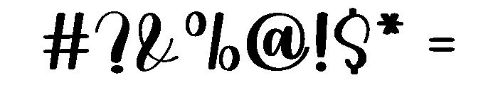 Hoodie1 Font OTHER CHARS