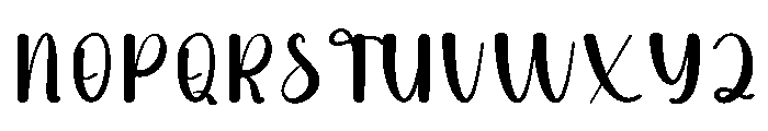 Hoodie1 Font UPPERCASE
