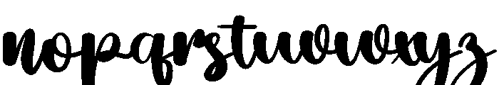 Hoodie1 Font LOWERCASE