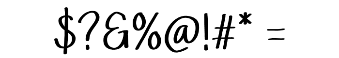 Hope Cartoon Font OTHER CHARS