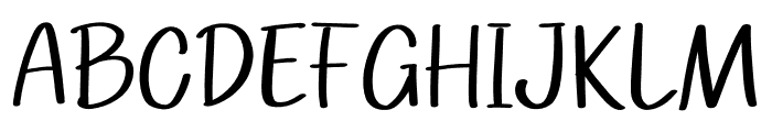 Hope Cartoon Font UPPERCASE