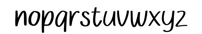 Hope Cartoon Font LOWERCASE