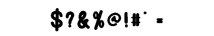 Horizon1 Font OTHER CHARS
