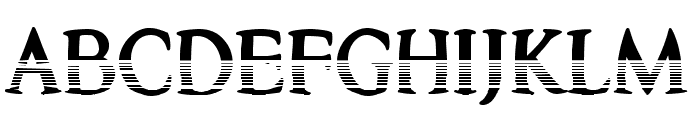 Horizont Regular Font LOWERCASE