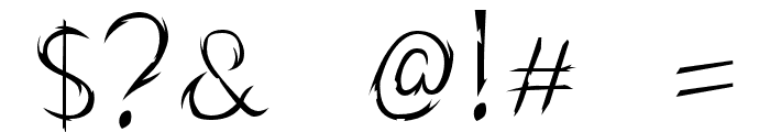Horroh Font OTHER CHARS