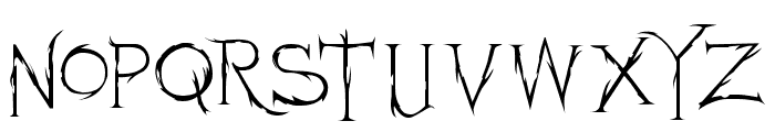 Horroh Font LOWERCASE