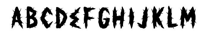 Horror Corpse Font LOWERCASE
