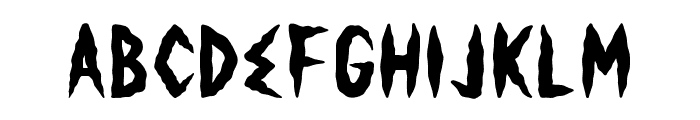 HorrorCorpse Font UPPERCASE
