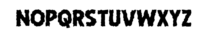 Horroween Staggered Font LOWERCASE