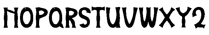 Horse3 Font LOWERCASE