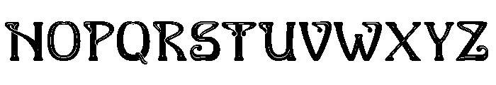 Horta Embossed Regular Font UPPERCASE