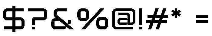 Horyzen Bold Font OTHER CHARS
