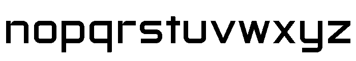 Horyzen Bold Font LOWERCASE