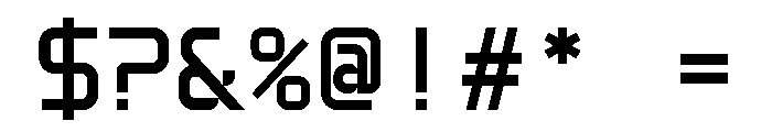 Horyzen Mono Bold Font OTHER CHARS