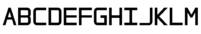 Horyzen Mono Bold Font UPPERCASE