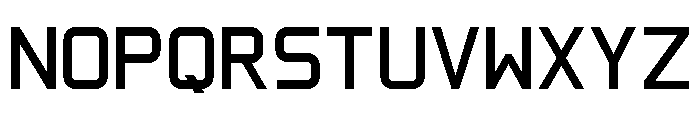 Horyzen Mono Bold Font UPPERCASE