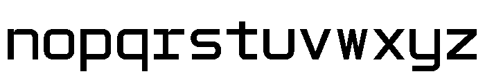Horyzen Mono Bold Font LOWERCASE