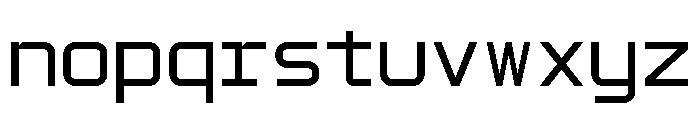 Horyzen Mono Regular Font LOWERCASE