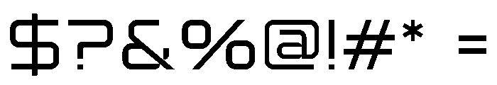 Horyzen Regular Font OTHER CHARS
