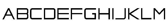 Horyzen Regular Font UPPERCASE