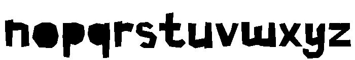 Hostados Font LOWERCASE