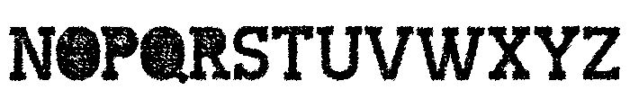 Hostile Headline Font LOWERCASE