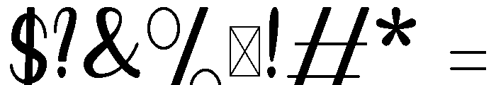 Hot Chicken Font OTHER CHARS