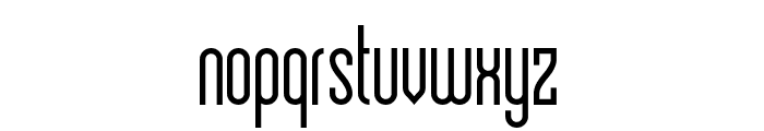 Hot Thin Roof Font LOWERCASE