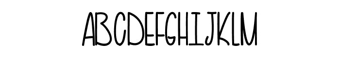Hot and Black Tea Font LOWERCASE