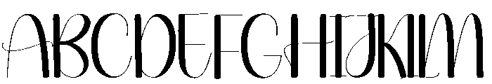 Hotday Font UPPERCASE