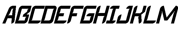Hotfast Demo Italic Font UPPERCASE