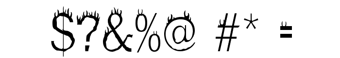 Hothead Font OTHER CHARS