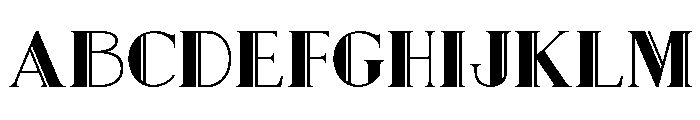 Hotsnow free vertion Regular Font UPPERCASE