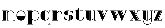 Hotsnow free vertion Regular Font LOWERCASE