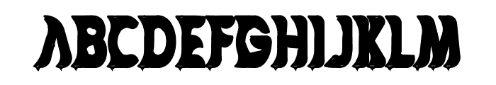 Hounted House Font UPPERCASE