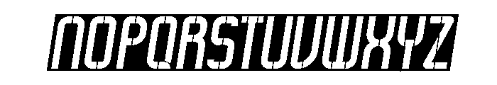 Hour And Date Italic Font LOWERCASE