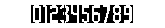 Hour And Date Regular Font OTHER CHARS