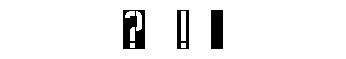 Hour And Date Regular Font OTHER CHARS