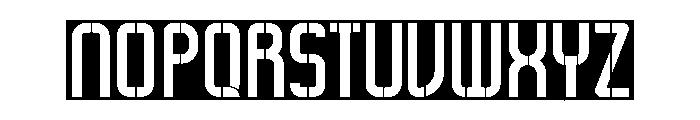 Hour And Date Regular Font LOWERCASE
